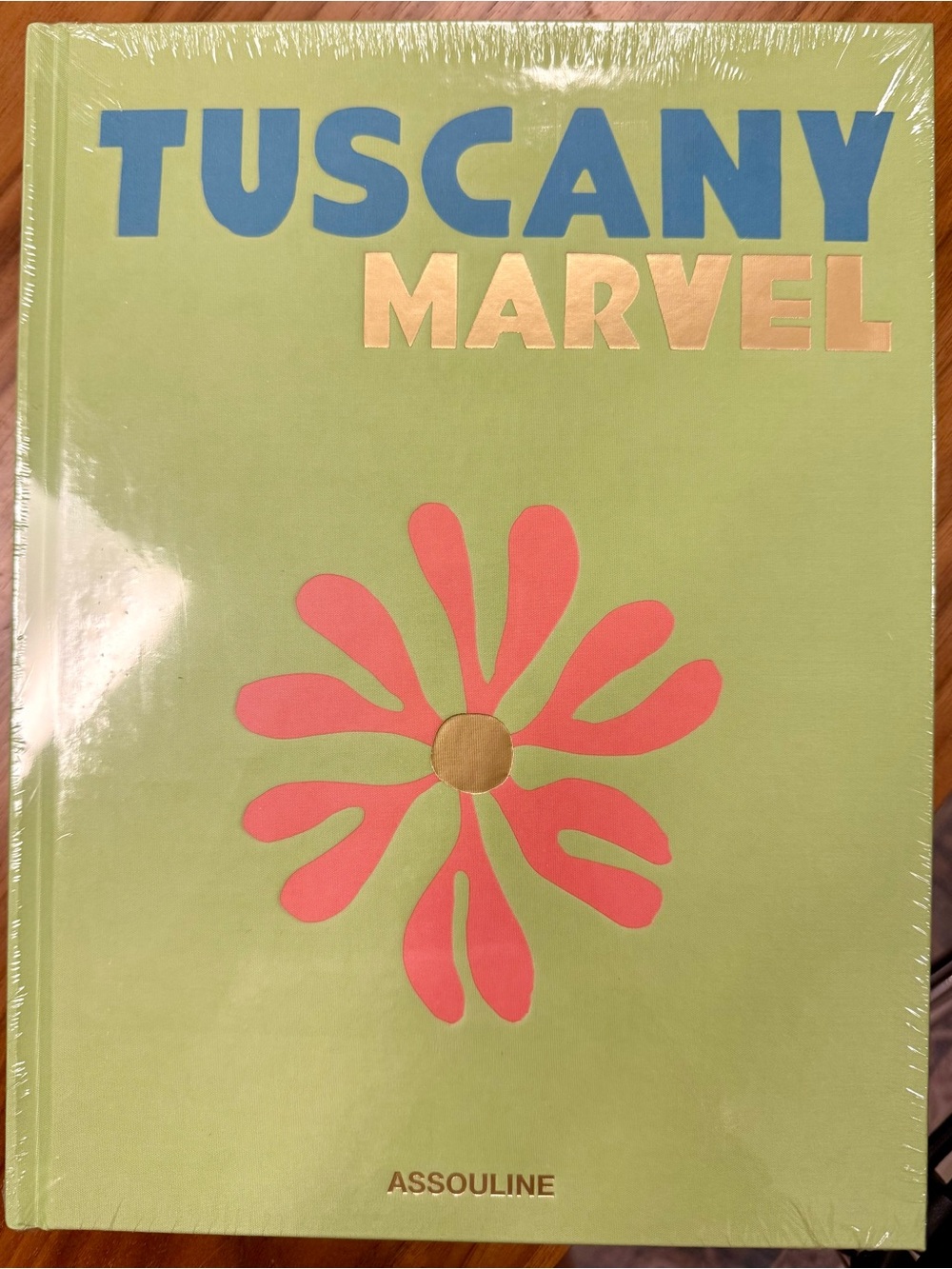 Assouline Tuscany Marvel Hardcover — Green, Blue, Pink & Gold Accents